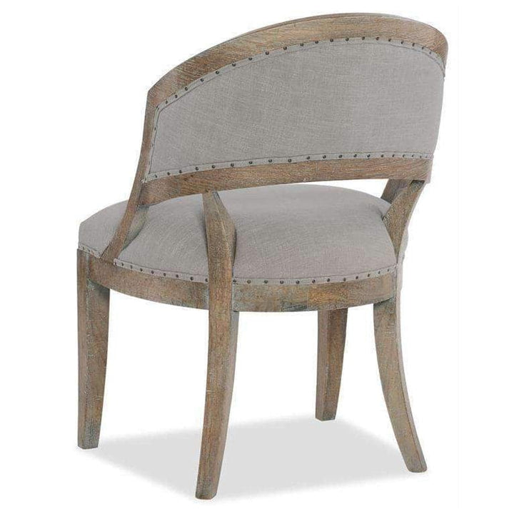 Dining Chairs Boheme Garnier Barrel Back Chair - Grey
