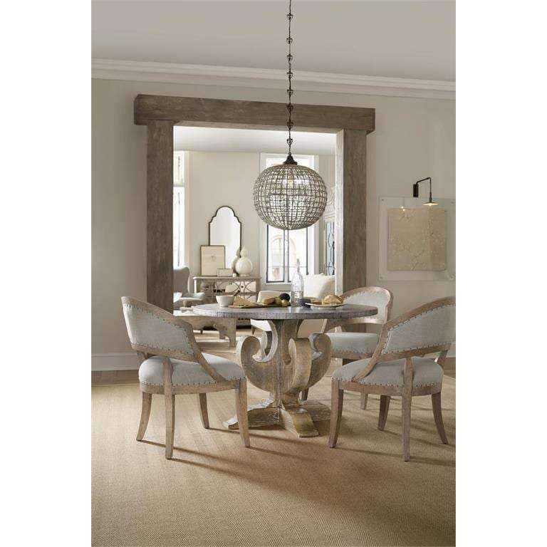 Dining Chairs Boheme Garnier Barrel Back Chair - Grey
