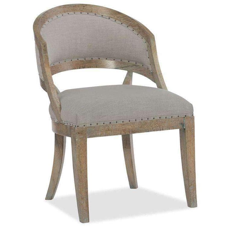 Dining Chairs Boheme Garnier Barrel Back Chair - Grey