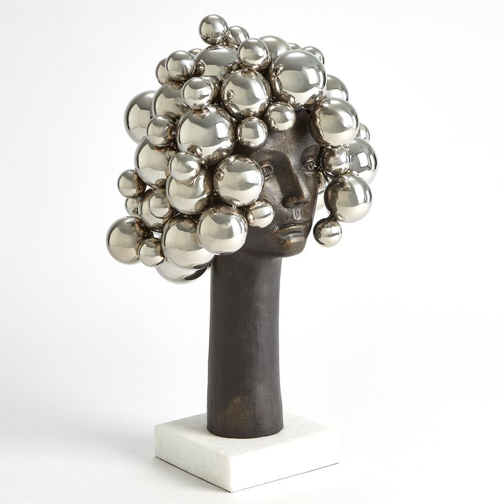 Decorative Objects Bubbles For Brains-Nickel