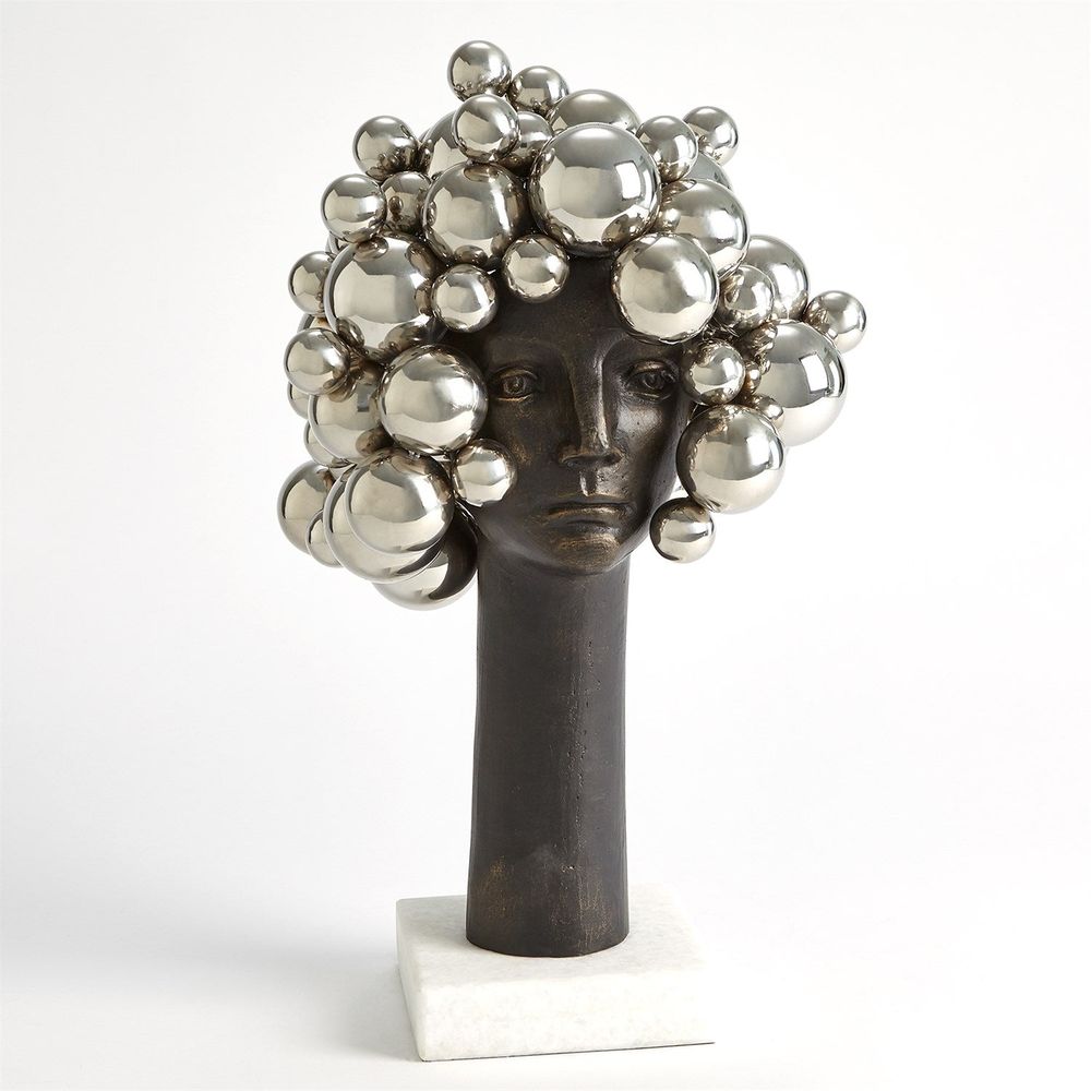 Decorative Objects Bubbles For Brains-Nickel