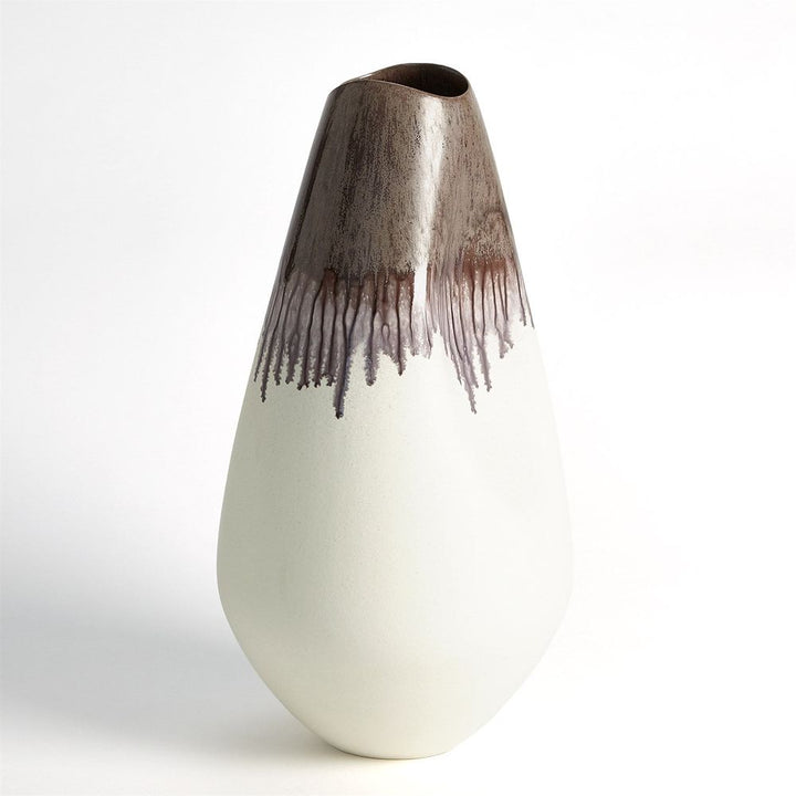 Vases Dented Vase-Amethyst Drip-Sm