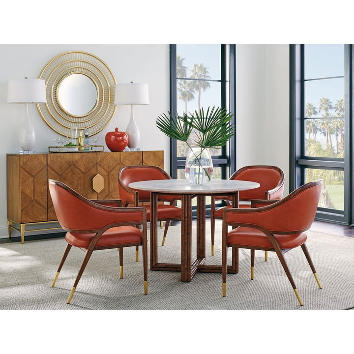 Arcadia Marble Top Breakfast Table - Sonoran