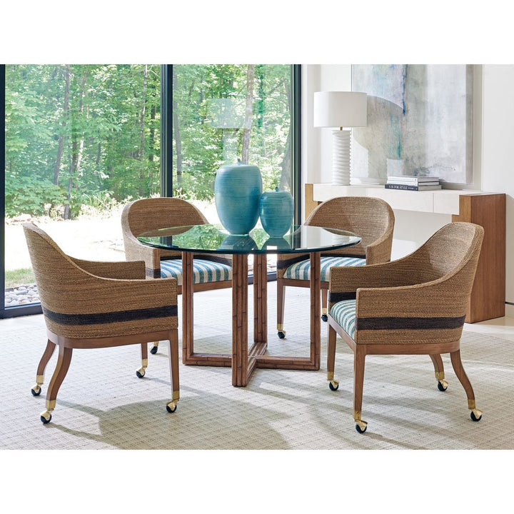 Dining Tables Sheridan Glass Top Dining Table - Sonoran