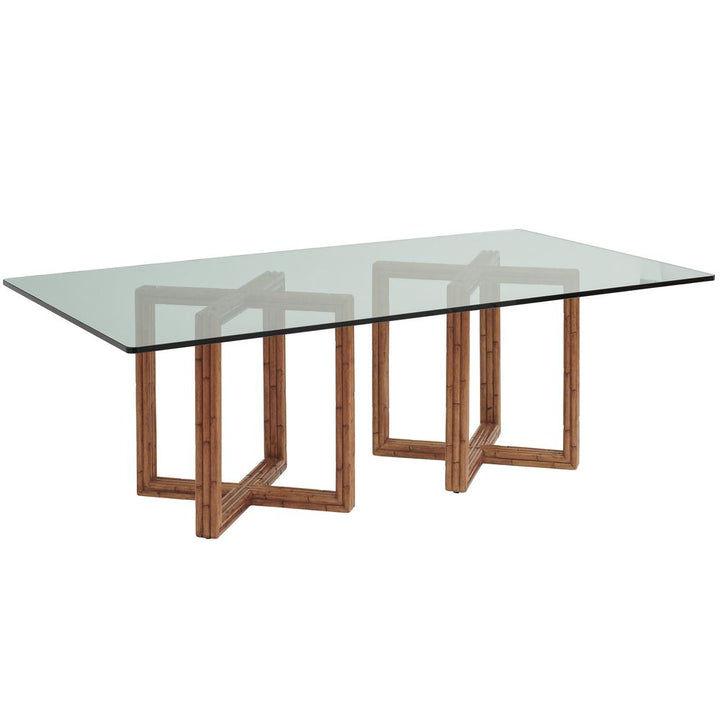 Dining Tables Sheridan Glass Top Dining Table - Sonoran