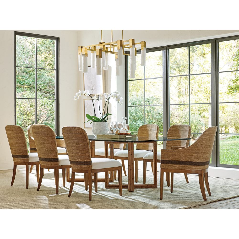 Dining Tables Sheridan Glass Top Dining Table - Sonoran