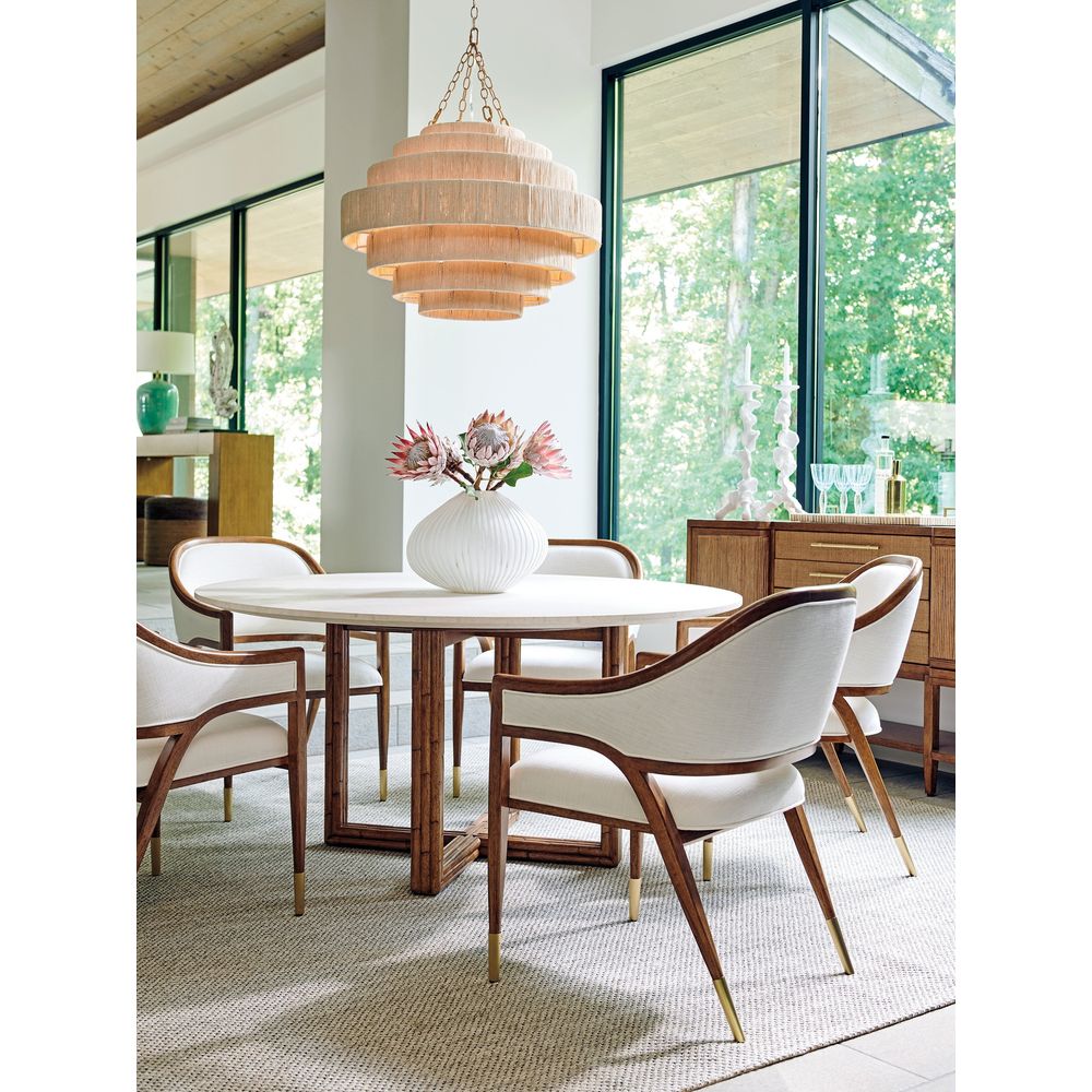 Woodard Marble Top Dining Table - Sonoran