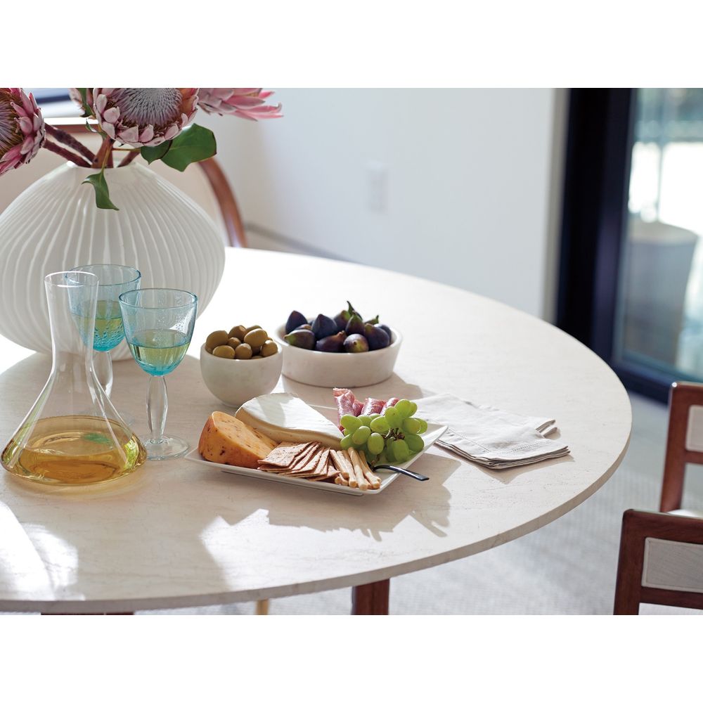 Dining Tables Woodard Marble Top Dining Table - Sonoran