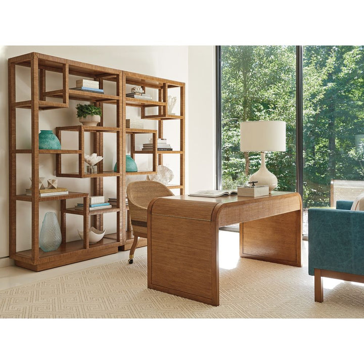 Bryce Raffia Etagere - Sonoran