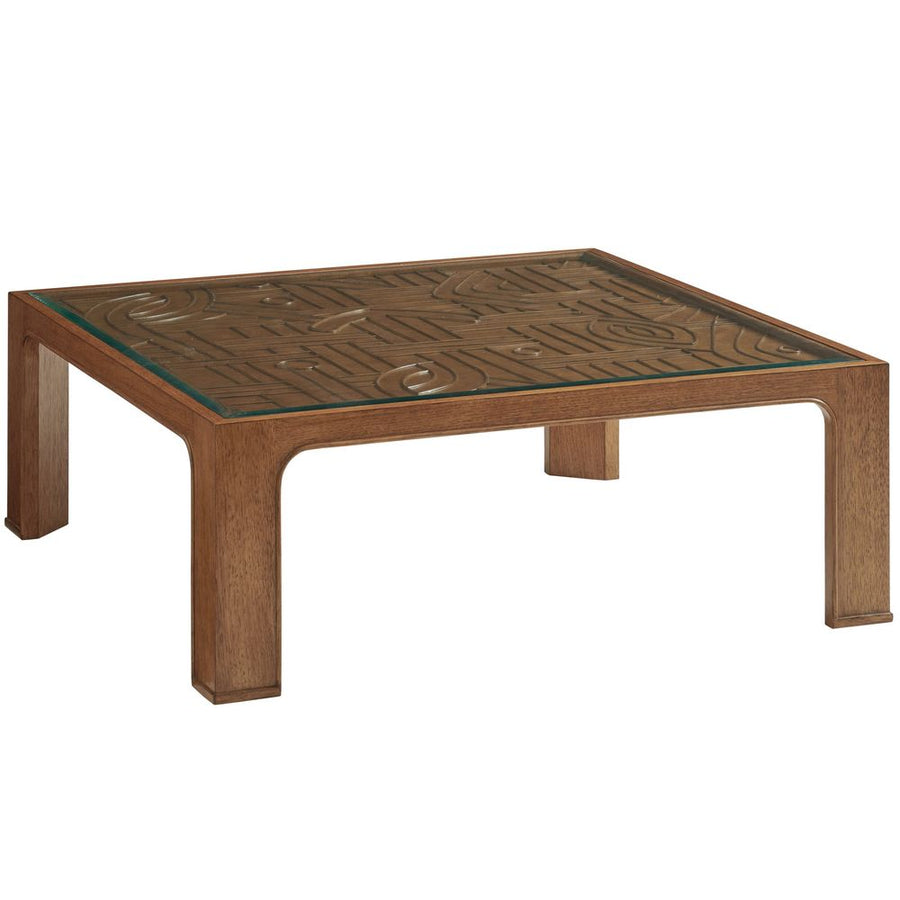 Coffee Tables Redford Square Rattan Cocktail Table - Sonoran