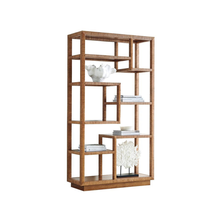 Bookcases & Etageres Bryce Raffia Etagere - Sonoran