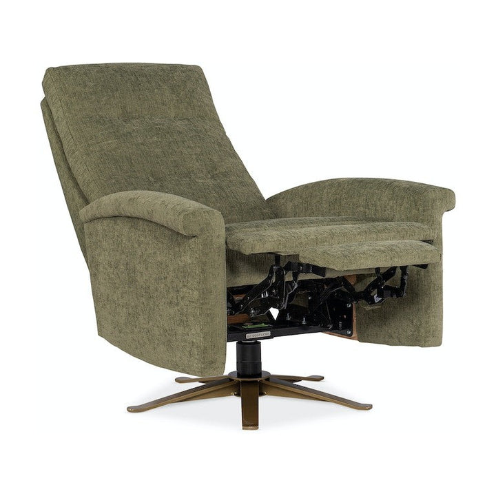 Tufted Back Swivel Recliner-Hooker Furniture Custom-HFC-5764-TBK-Lounge ChairsBasil-6-France and Son
