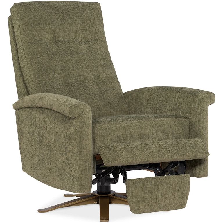 Breck Tufted Back Swivel Recliner