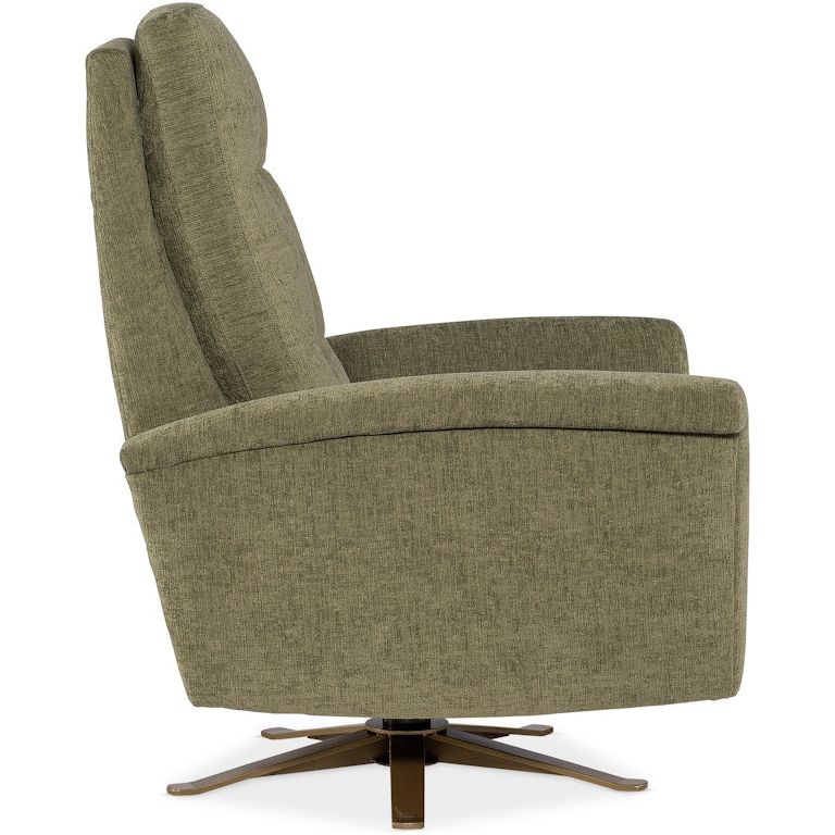 Breck Tufted Back Swivel Recliner