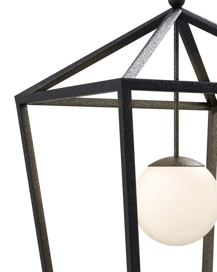 Denison Large Black Outdoor Lantern