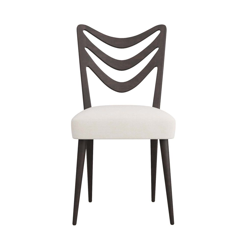 Dining Chairs Callum Dining Chair - Black with Muslin