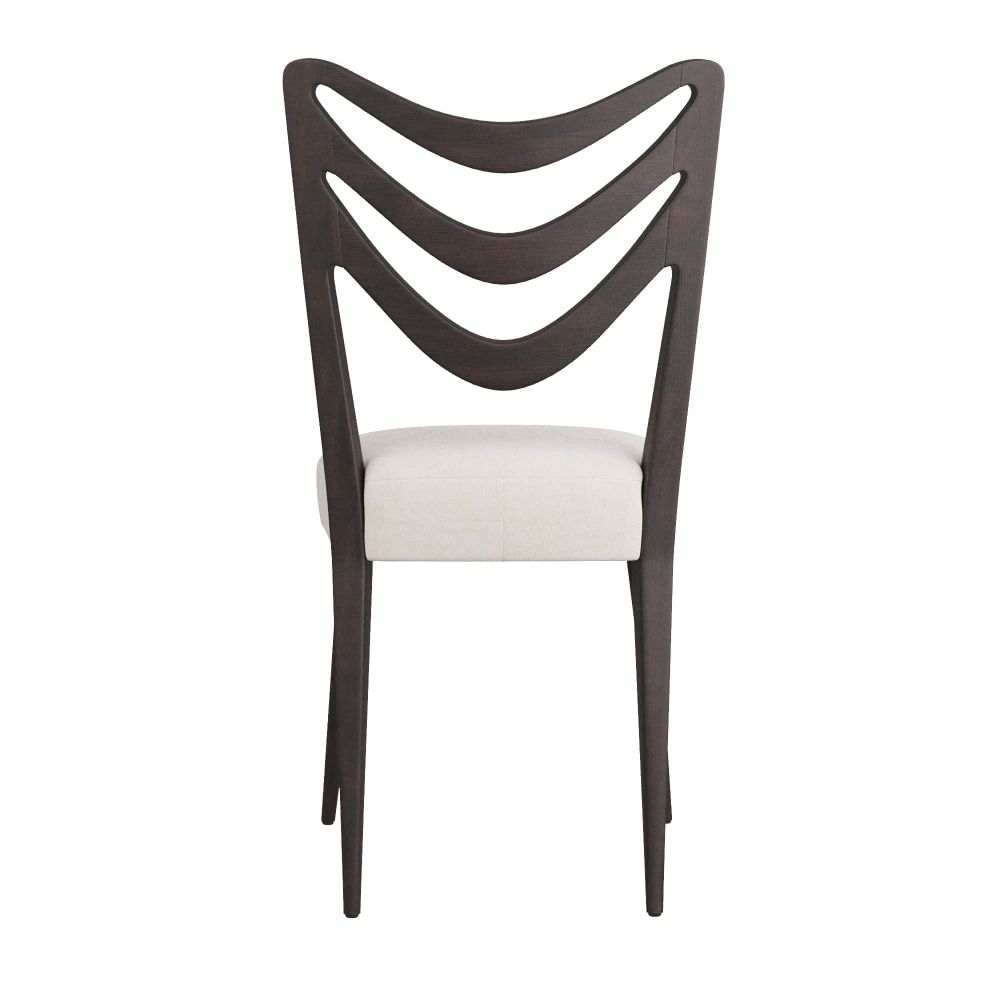 Callum Dining Chair - Black with Muslin