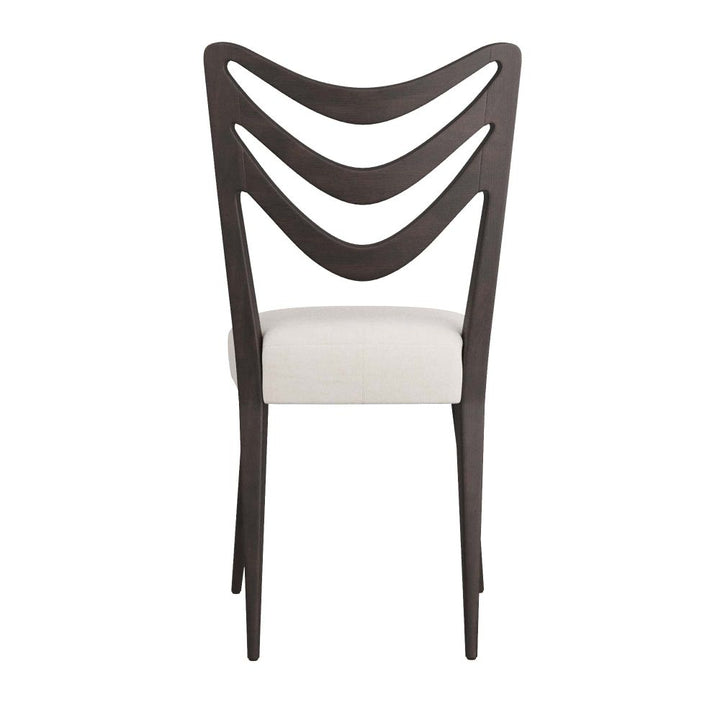 Callum Dining Chair - Black with Muslin