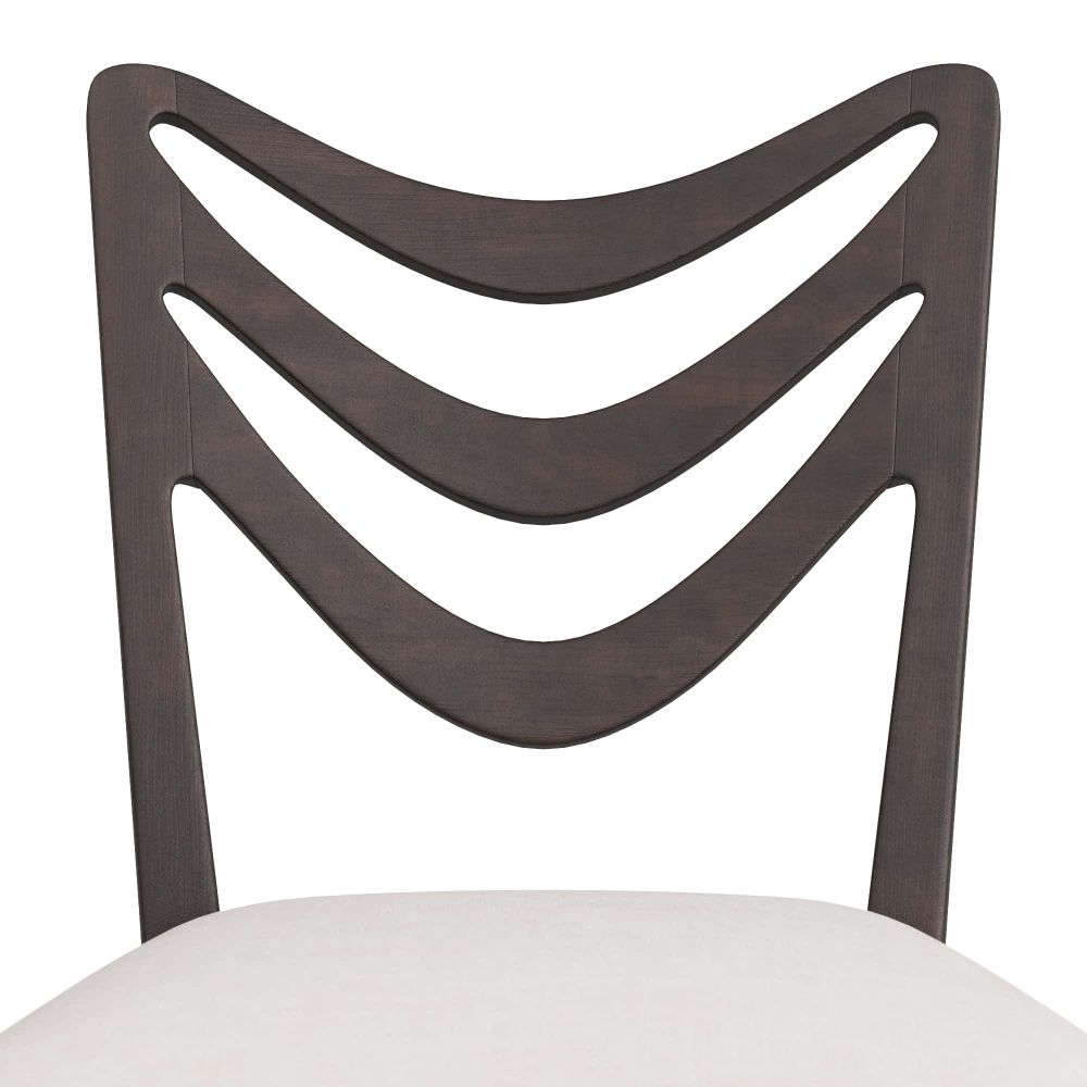 Callum Dining Chair - Black with Muslin