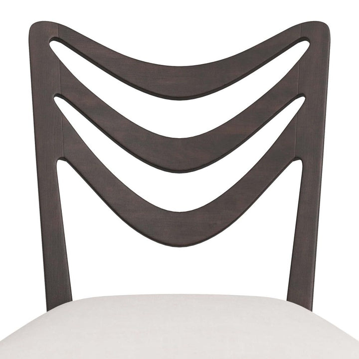 Callum Dining Chair - Black with Muslin