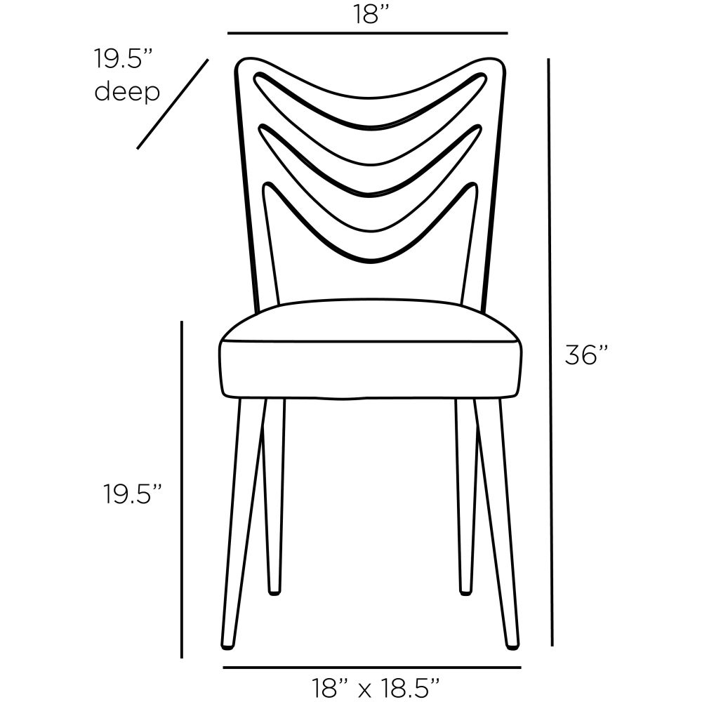 Dining Chairs Callum Dining Chair - Black with Muslin