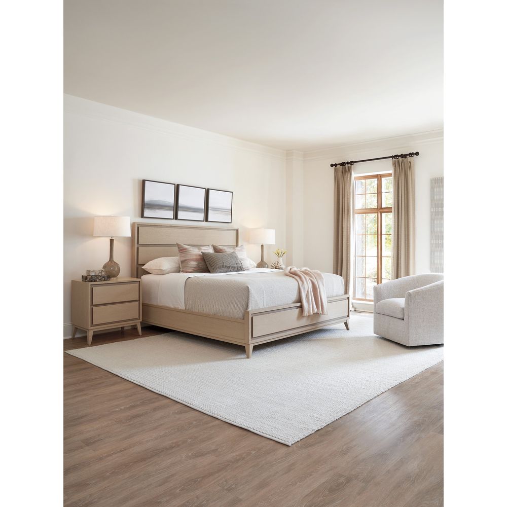 Beds Ashbourne Panel Bed 6/6 King - Sand Drift