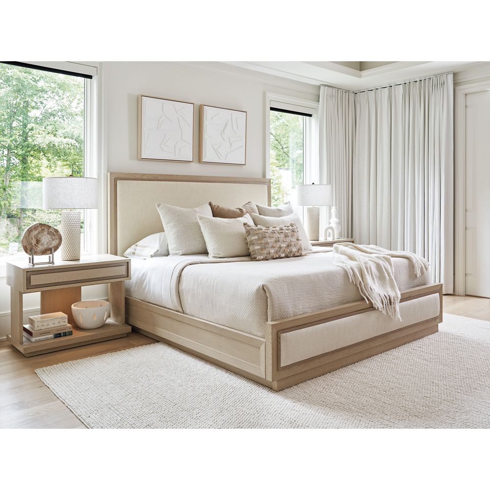 Beds Grayson Upholstered Bed 6/0 Ca King - Sand Drift