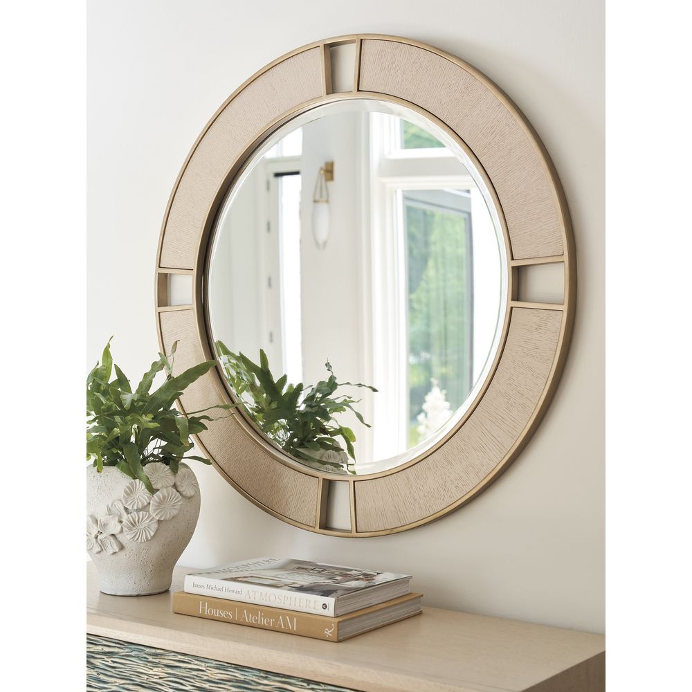 Mirrors Nina Round Mirror - Sand Drift
