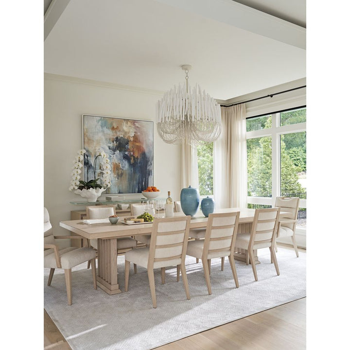 Belaire Rectangular Dining Table - Sand Drift