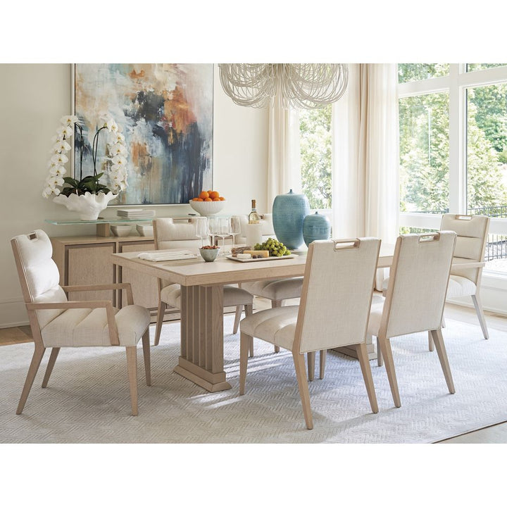 Belaire Rectangular Dining Table - Sand Drift