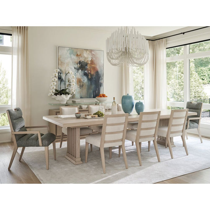 Belaire Rectangular Dining Table - Sand Drift