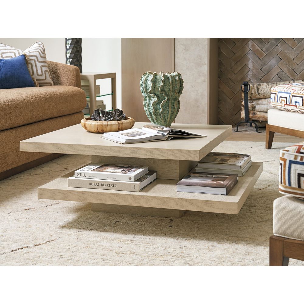 Coffee Tables Prescott Tiered Cocktail Table - Sand Drift