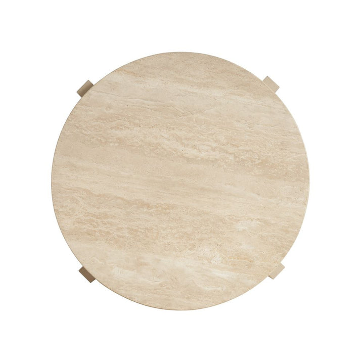 Side Tables Shasta Round Lamp Table - Sand Drift