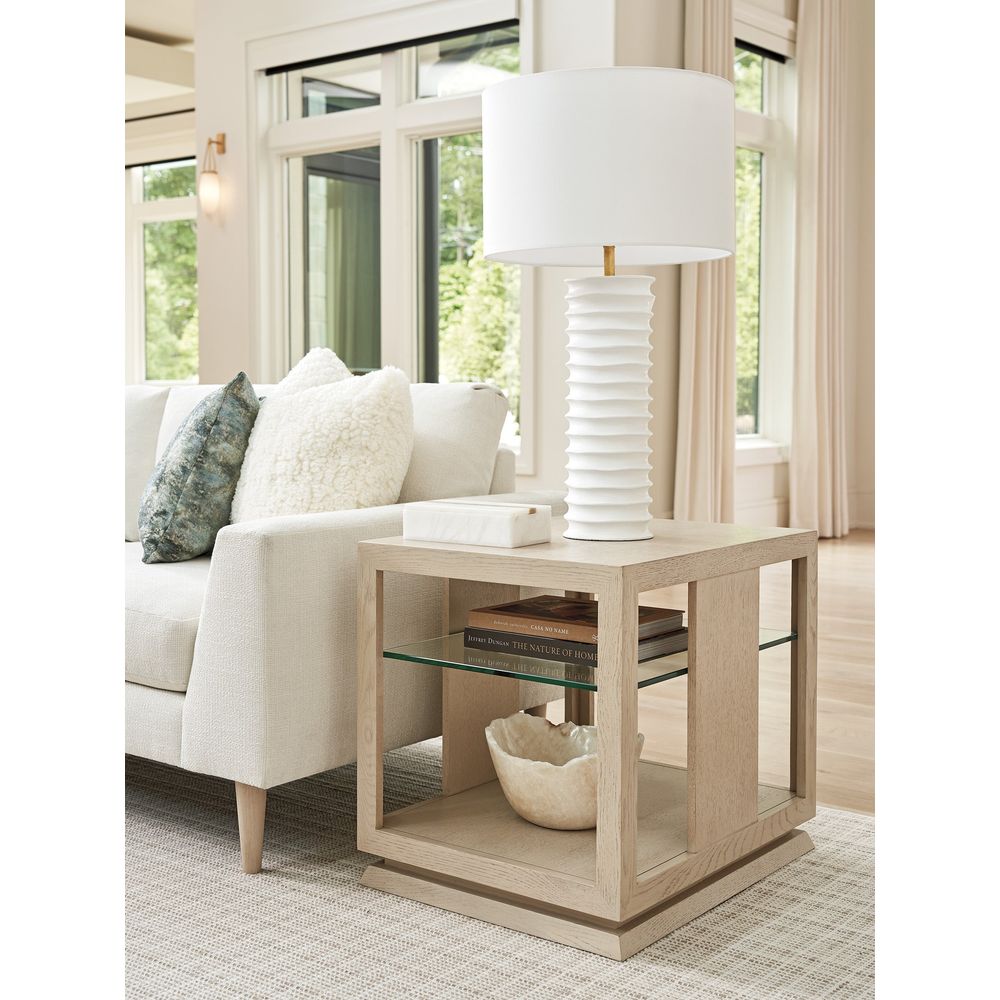 Side Tables Benson Lamp Table - Sand Drift