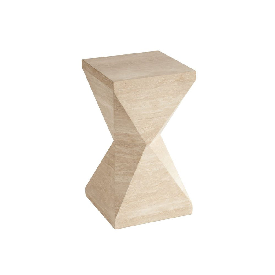 Side Tables Shea Faceted Accent Table - Sand Drift