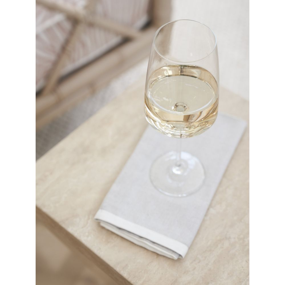 Shea Faceted Accent Table - Sand Drift