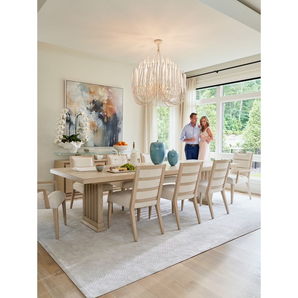Belaire Rectangular Dining Table - Sand Drift