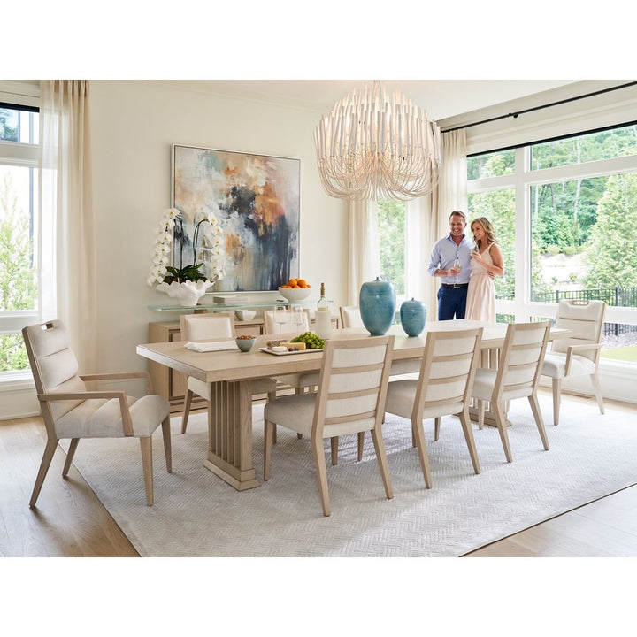 Belaire Rectangular Dining Table - Sand Drift