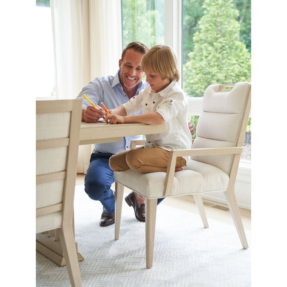 Belaire Rectangular Dining Table - Sand Drift