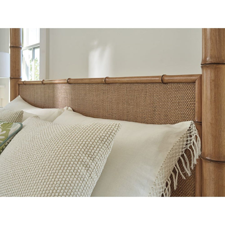 Islandia Canopy Bed 6/6 King - Sunwashed