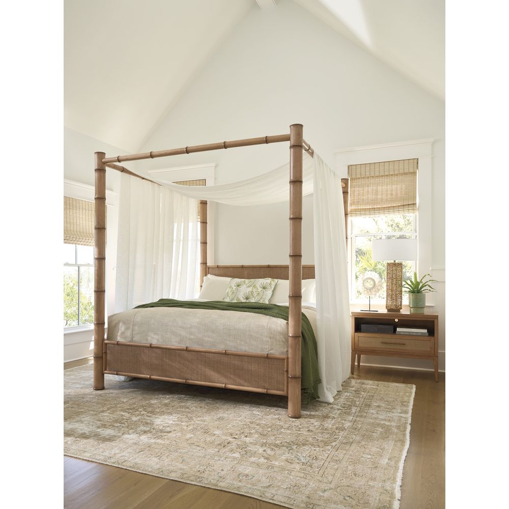 Beds Islandia Canopy Bed 6/6 King - Sunwashed