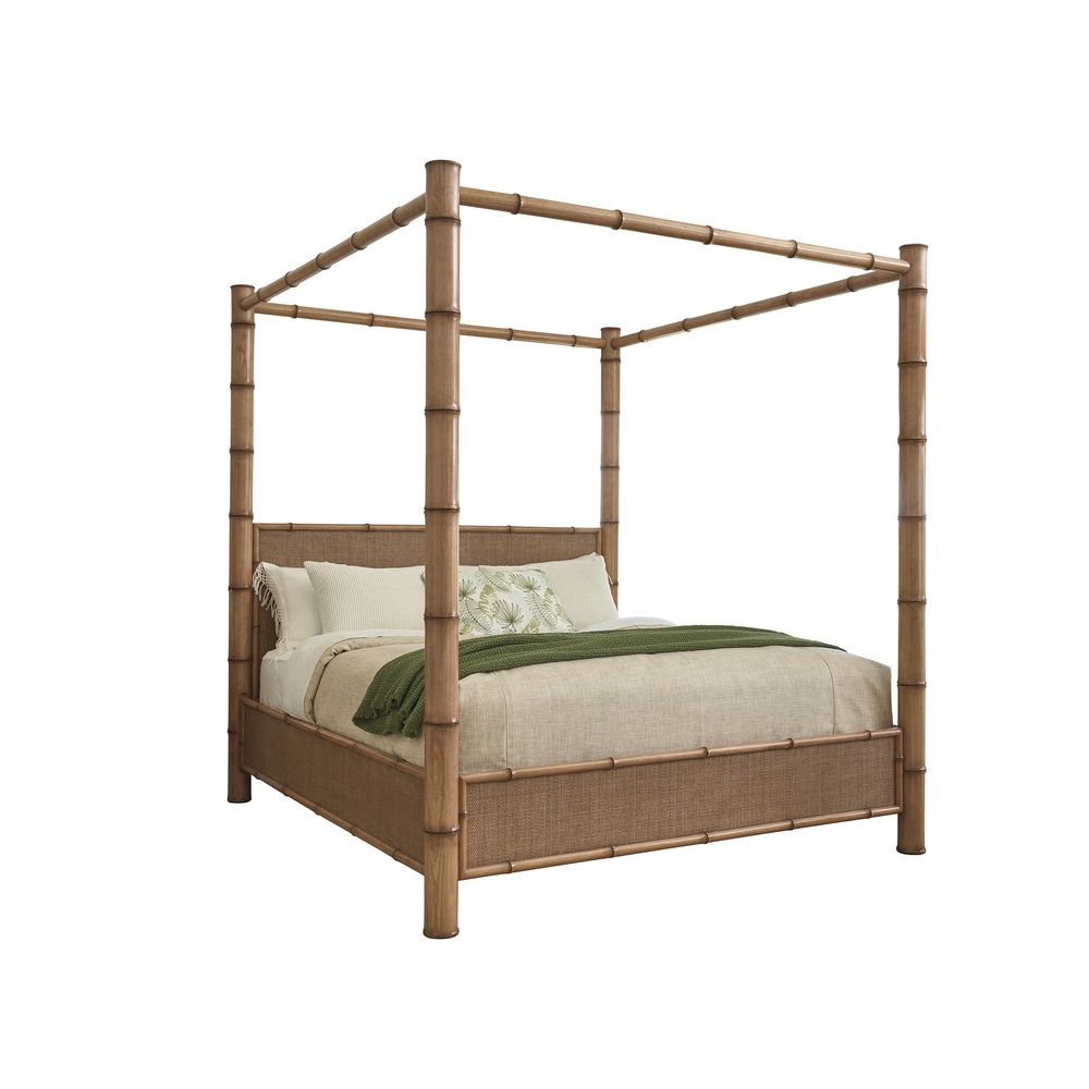 Beds Islandia Canopy Bed 5/0 Queen - Sunwashed