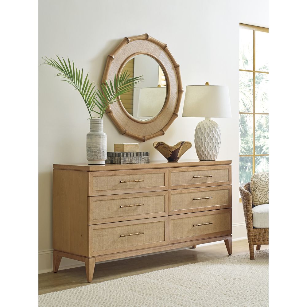 Mirrors Cobia Round Mirror - Sunwashed