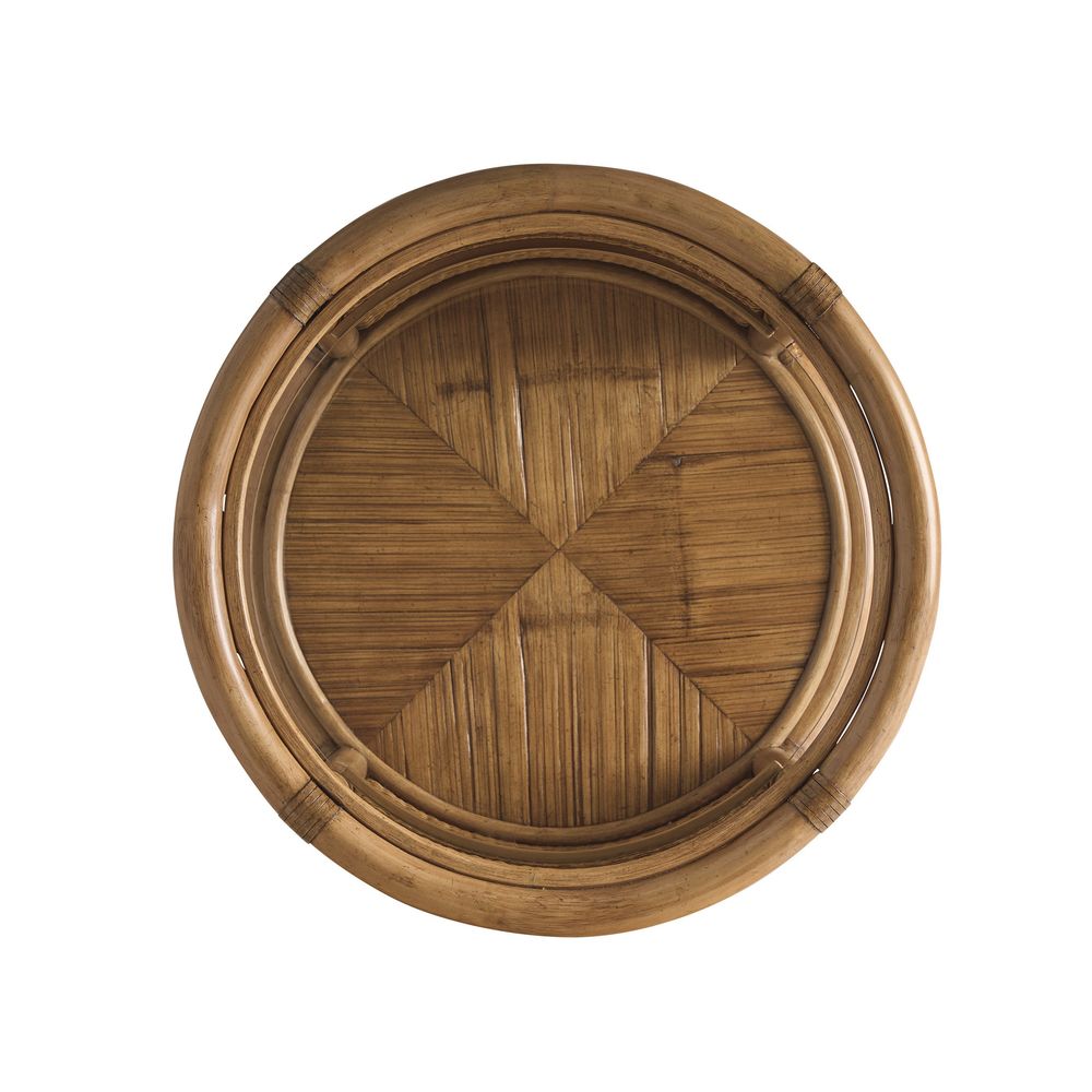 Tortuga Round End Table - Sunwashed