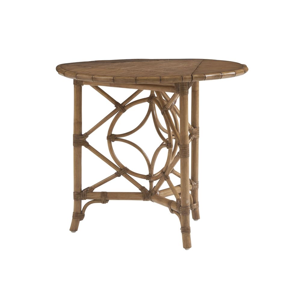 Palm Island Drop-Leaf Accent Table - Sunwashed