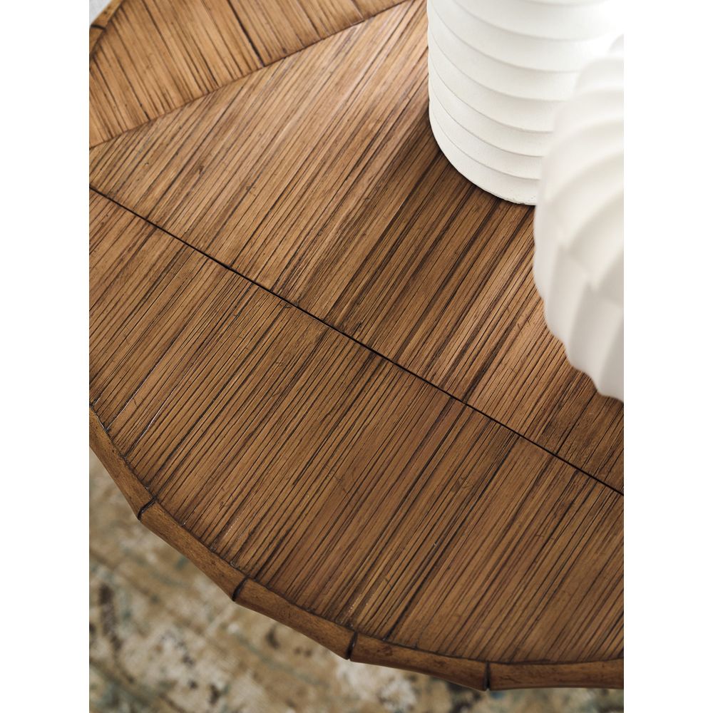 Palm Island Drop-Leaf Accent Table - Sunwashed