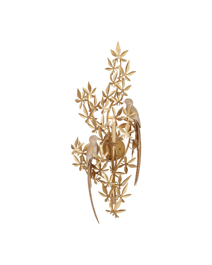 Aviary Gold Wall Sconce