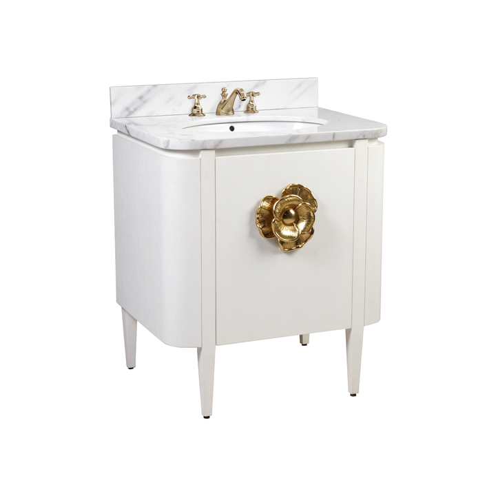 Vanities Briallen 30" White Vanity with Oval Undermount Sink