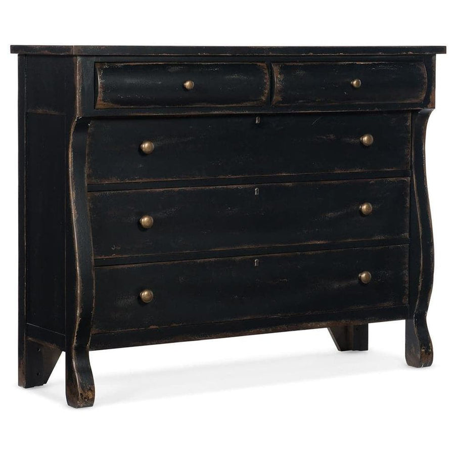 Ciao Bella Five-Drawer Bureau-Hooker-HOOKER-5805-90011-99-Dressers-1-France and Son