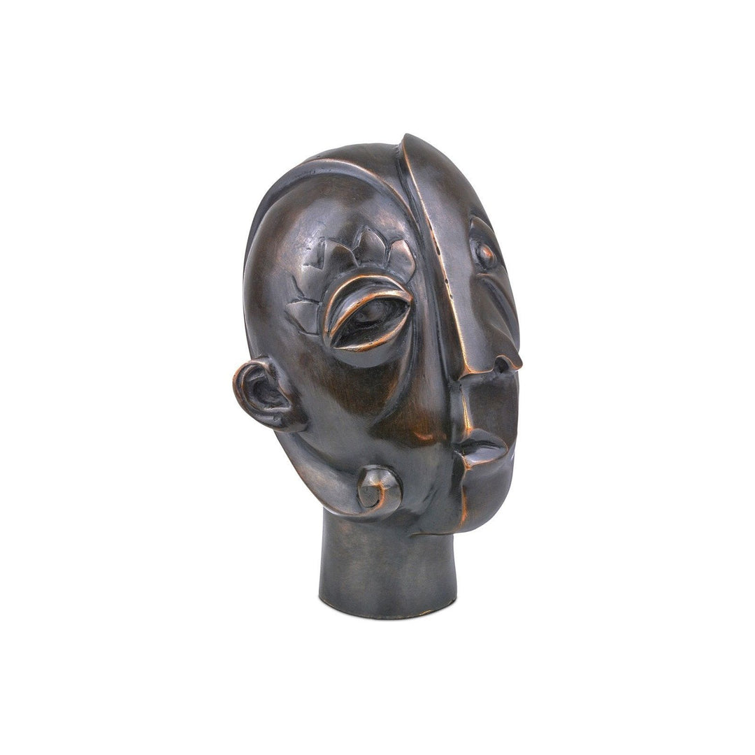 Cubist Head Bronze